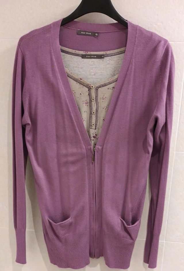 Cárdigan y camiseta Easy Wear