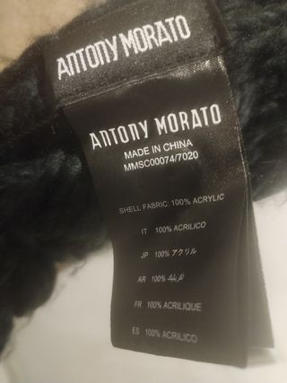 Bufanda Hombre trenzada Color Azul