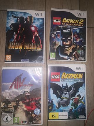 Lotto giochi WII con Lego Batman e Dragon Ball