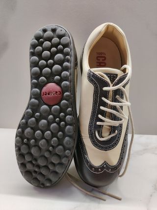 ZAPATOS CAMPER PELOTA MUJER BLANCOS Y MARRONES