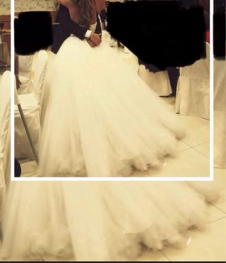 Vestido novia princesa
