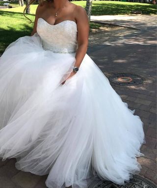 Vestido novia princesa