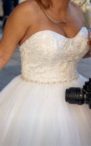 Vestido novia princesa