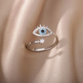 PRECIOSO ANILLO MAL DE OJO EN BONITA CAJA 