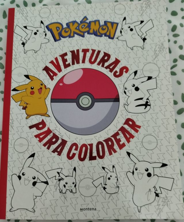 Libro para colorear Pokémon