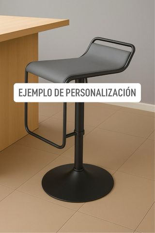 Set di 4 sgabelli alti regolabili