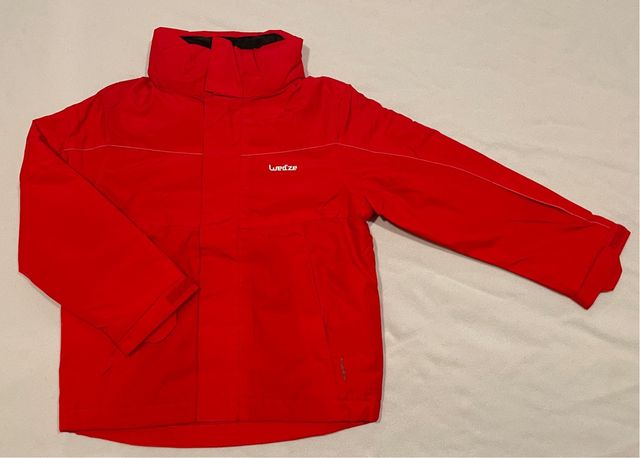 Anorak esquí rojo  talla 6 8 años