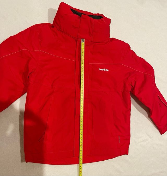 Anorak esquí rojo  talla 6 8 años