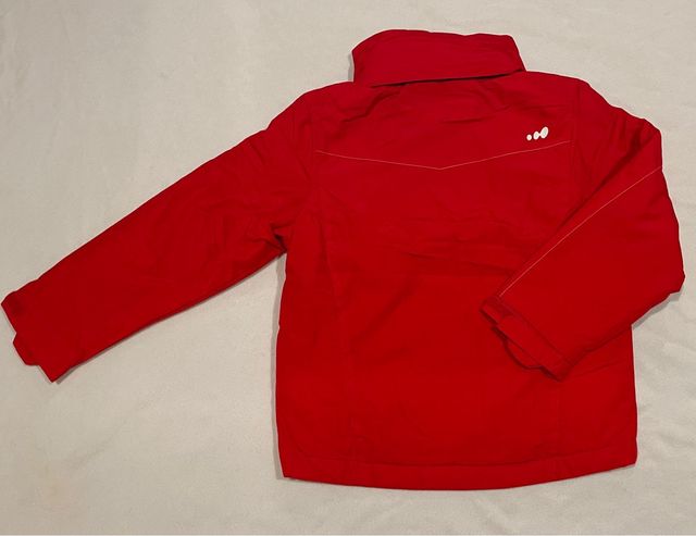 Anorak esquí rojo  talla 6 8 años