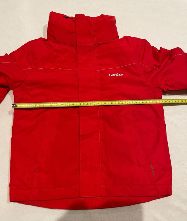Anorak esquí rojo  talla 6 8 años