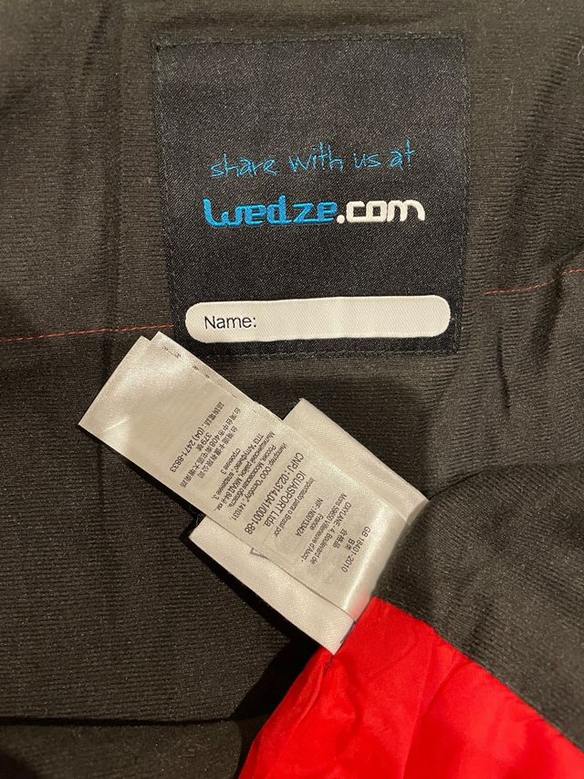 Anorak esquí rojo  talla 6 8 años