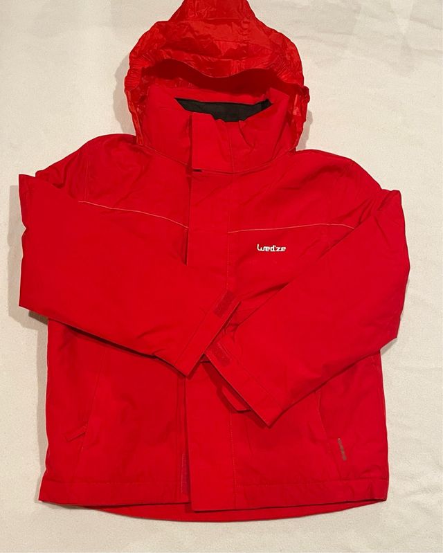 Anorak esquí rojo  talla 6 8 años
