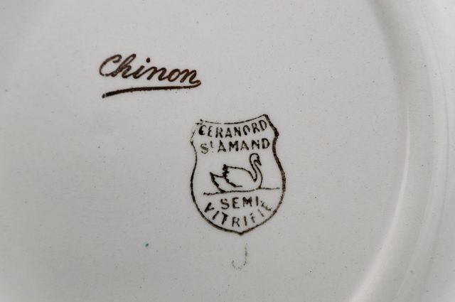 Set platos porcelana francesa