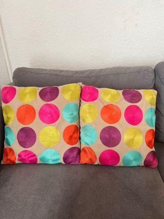 6 Cojines Zara home y maison du monde