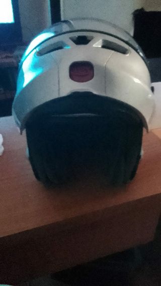 Casco moto modular Shoei gris L

