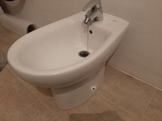 Lavabo y bidé Roca