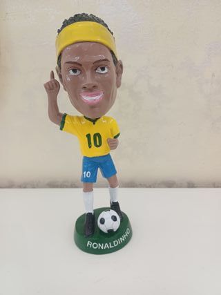 statuette gongolo testa oscillante ronalinho cm 20