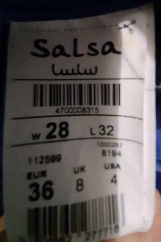 Pantalón azul Salsa