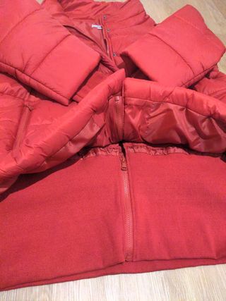 Anorak rojo talla grande