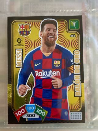 ADRENALYN XL 2019 2020 MESSI BALON DE ORO CROMO.