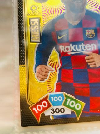 ADRENALYN XL 2019 2020 MESSI BALON DE ORO CROMO.