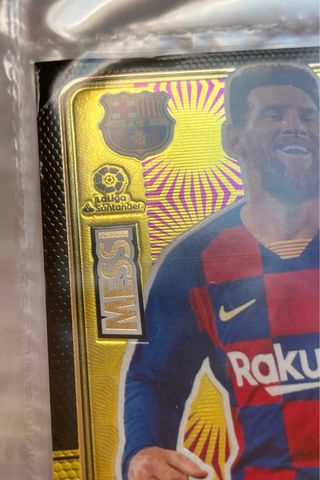 ADRENALYN XL 2019 2020 MESSI BALON DE ORO CROMO.