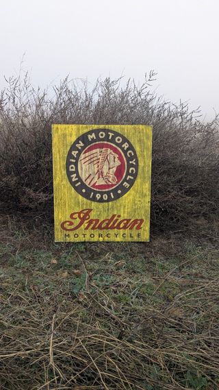 Cartel decorativo Indian Motorcycle
