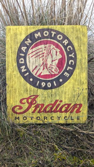 Cartel decorativo Indian Motorcycle