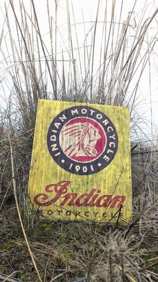 Cartel decorativo Indian Motorcycle