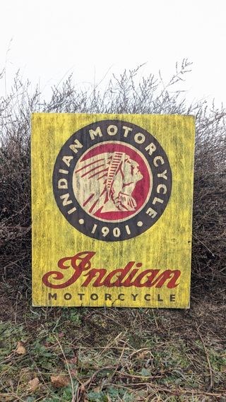 Cartel decorativo Indian Motorcycle