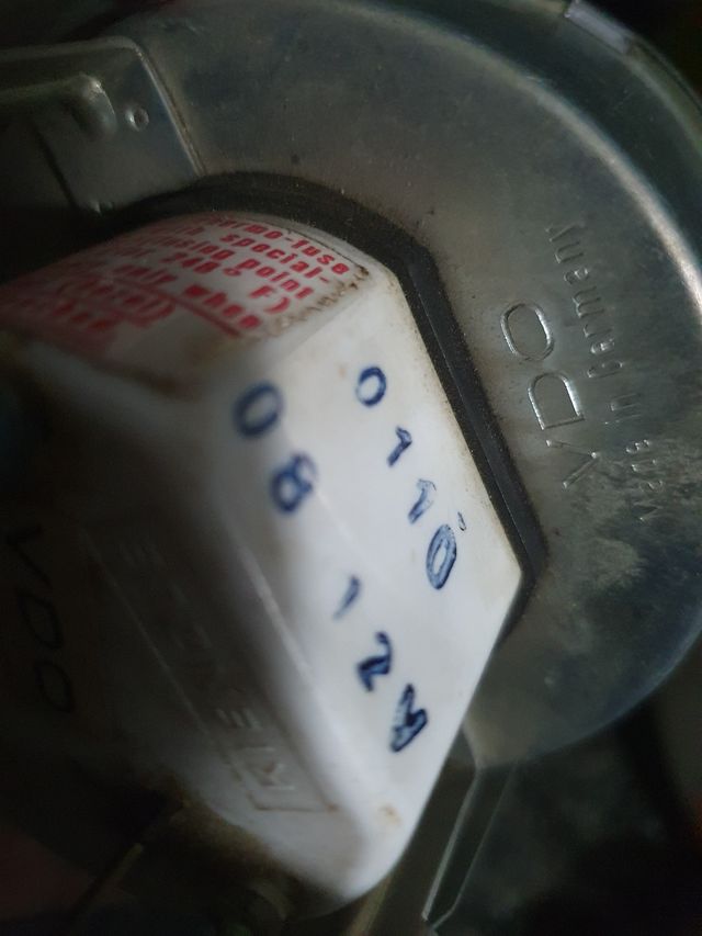 Reloj para coche clásico VDO Alemania