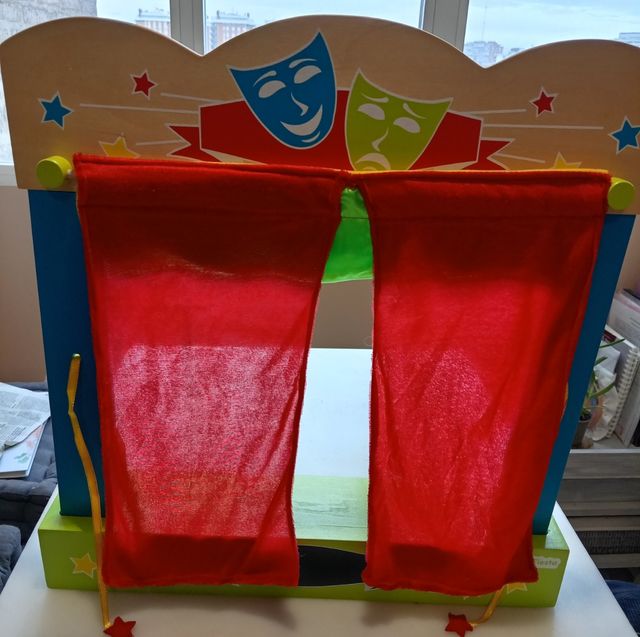 Teatro títeres madera