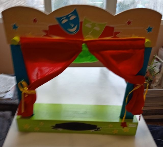 Teatro títeres madera