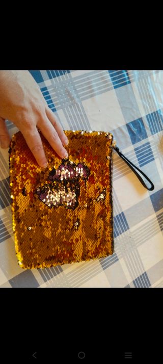 Bolso lentejuelas reversible fiesta
