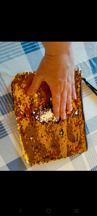 Bolso lentejuelas reversible fiesta