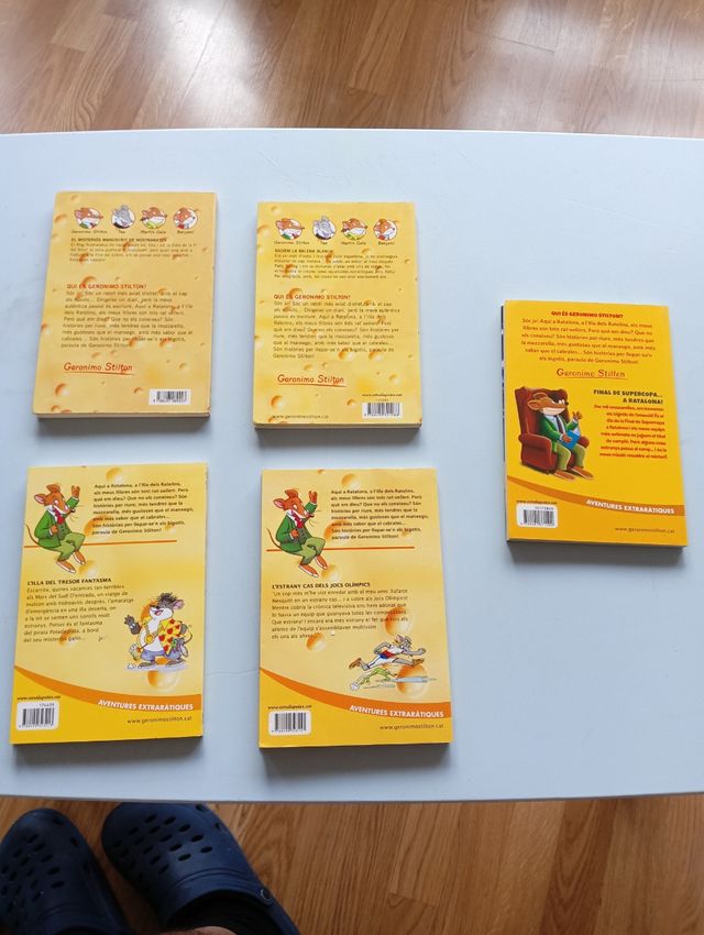 5 llibres de Geronimo Stilton