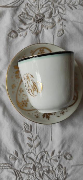 Tazza Monogramma b antica