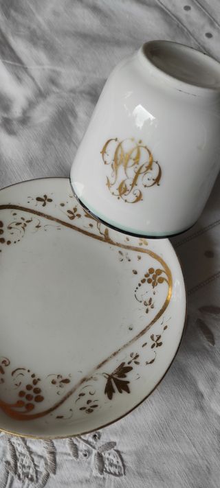 Tazza Monogramma b antica