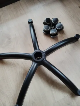 Base estrella naylon reforzado silla oficina.