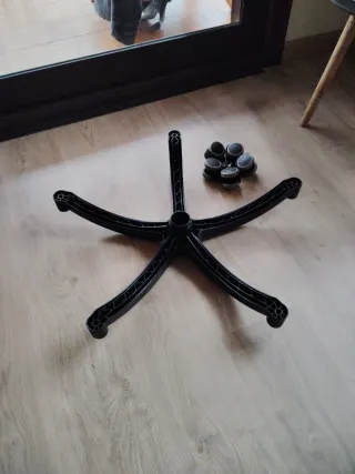 Base estrella naylon reforzado silla oficina.