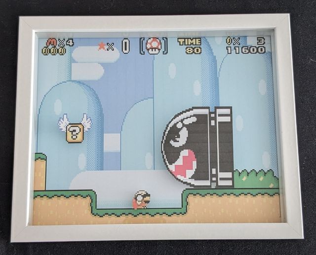 Diorama super Mario Bros