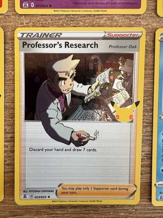 Cartas Pokemon Holográficas Celebraciones 25