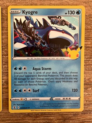 Cartas Pokemon Holográficas Celebraciones 25