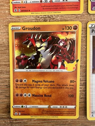 Cartas Pokemon Holográficas Celebraciones 25