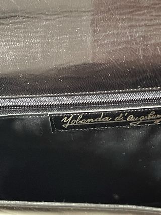 Bolso cartera Piel negro como nuevo