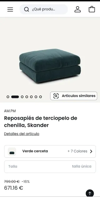 Puf puff sofa, sala espera, reposapiés,  en oferta