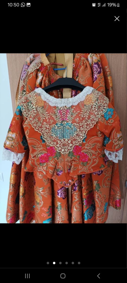 Traje fallera completo