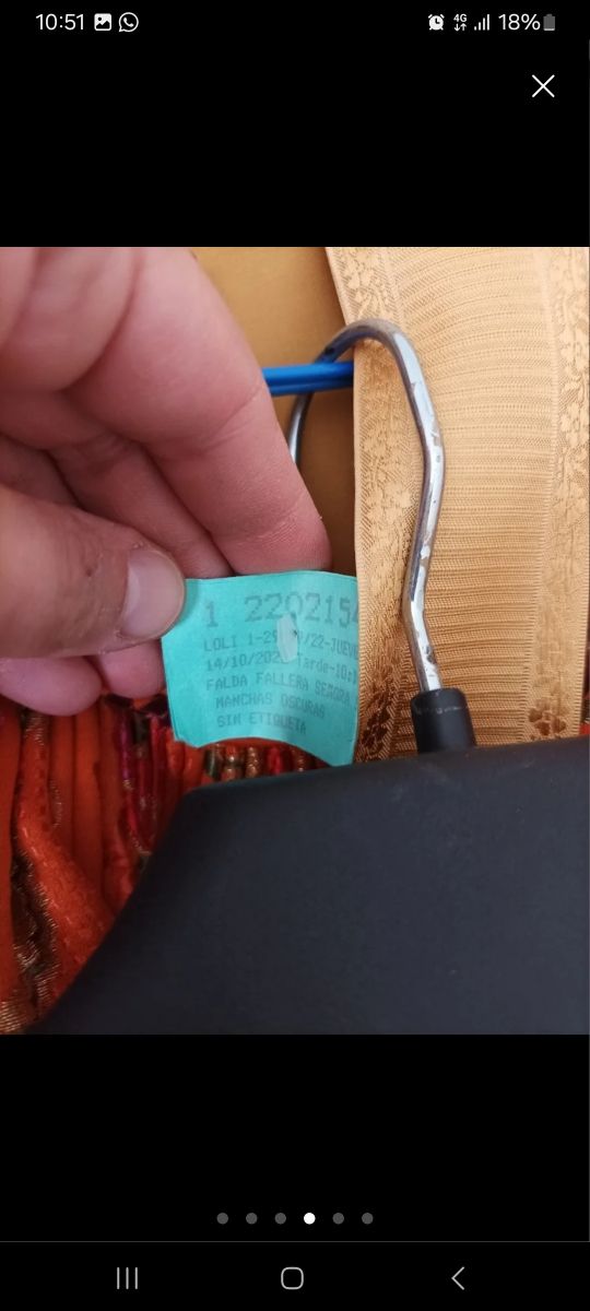 Traje fallera completo