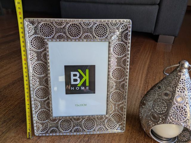 Marco fotos y portavelas