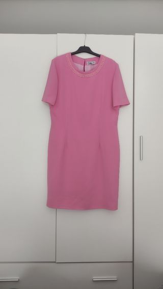 Vestido corto rosa
